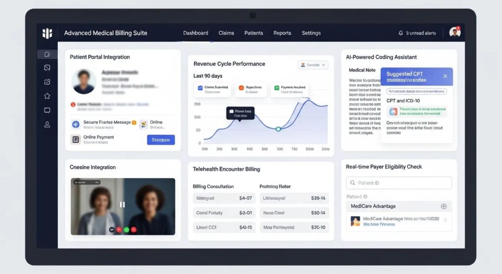 Visual showing how modern technology is transforming advanced medical billing techniques.