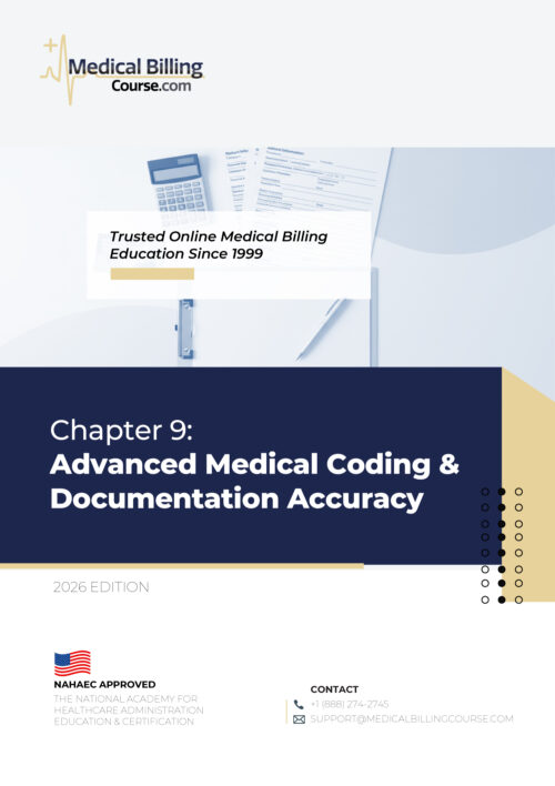 Cover image representing advanced medical coding and documentation accuracy concepts related to compliant healthcare billing practices.